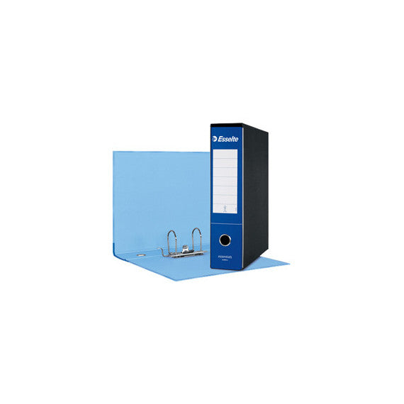 Registratore Essentials G75 - dorso 8 cm - protocollo 23x33 cm - blu - Esselte