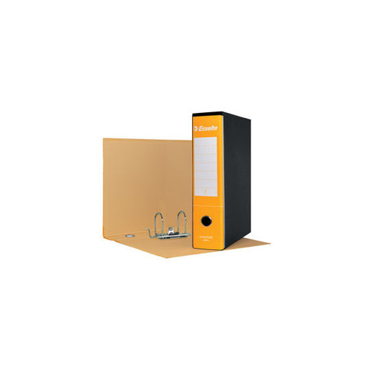 Registratore Essentials G75 - dorso 8 cm - protocollo 23x33 cm - giallo - Esselte