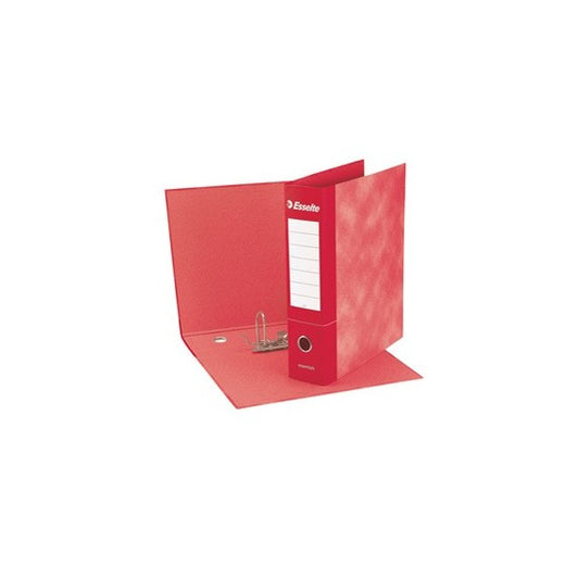 Registratore Essentials G75 - dorso 8 cm - protocollo 23x33 cm - rosso - Esselte