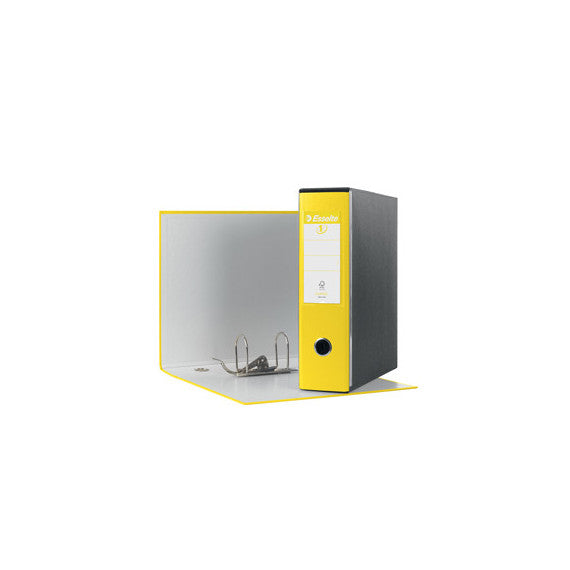 Registratore Eurofile G53 - dorso 8 cm - commerciale 23x30 cm - giallo vivida - Esselte