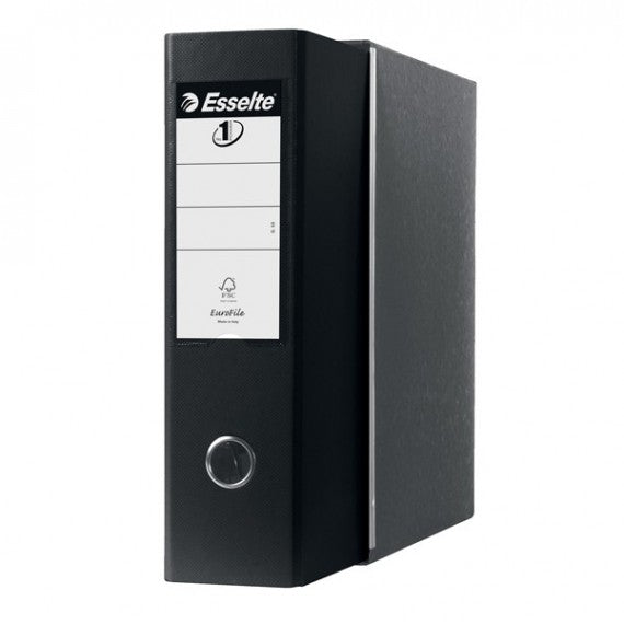 Registratore Eurofile G53 - dorso 8 cm - commerciale 23x30 cm - nero - Esselte