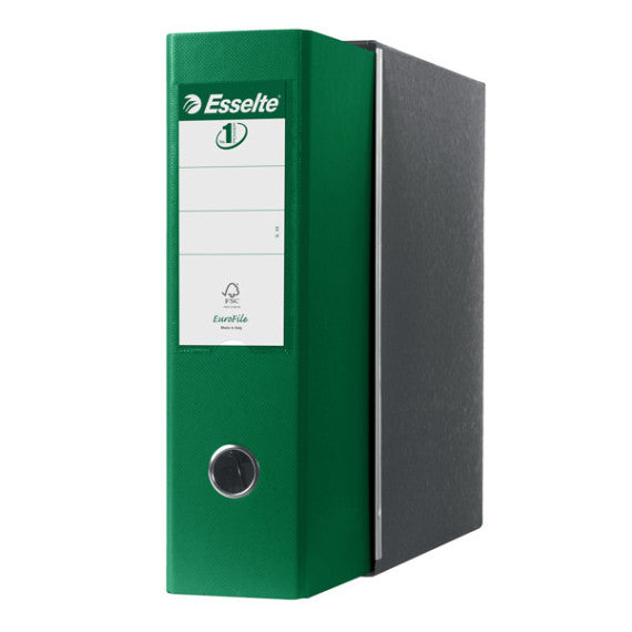 Registratore Eurofile G53 - dorso 8 cm - commerciale 23x30 cm - verde - Esselte