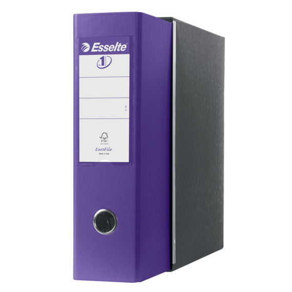 Registratore Eurofile G53 - dorso 8 cm - commerciale 23x30 cm - viola - Esselte