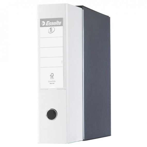 Registratore Eurofile G55 - dorso 8 cm - protocollo 23x33 cm - bianco - Esselte