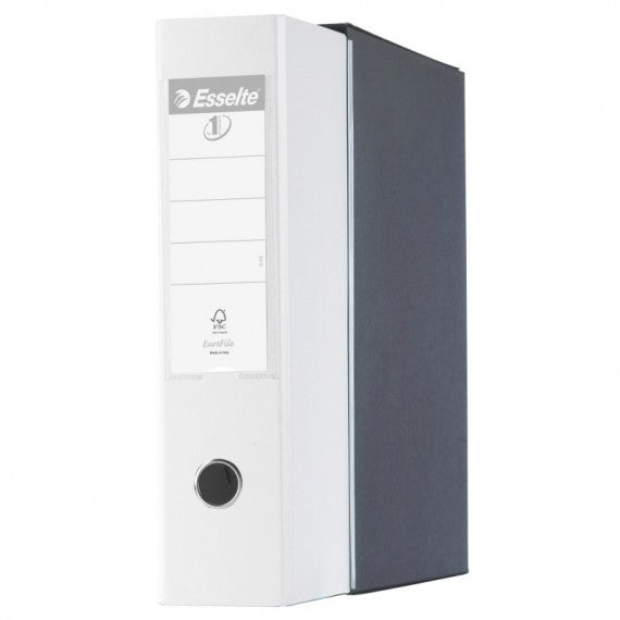 Registratore Eurofile G55 - dorso 8 cm - protocollo 23x33 cm - bianco - Esselte