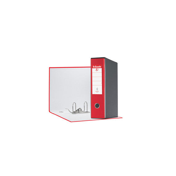 Registratore Eurofile G55 - dorso 8 cm - protocollo 23x33 cm - rosso vivida - Esselte
