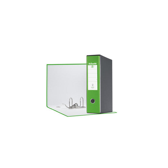 Registratore Eurofile G55 - dorso 8 cm - protocollo 23x33 cm - verde vivida - Esselte