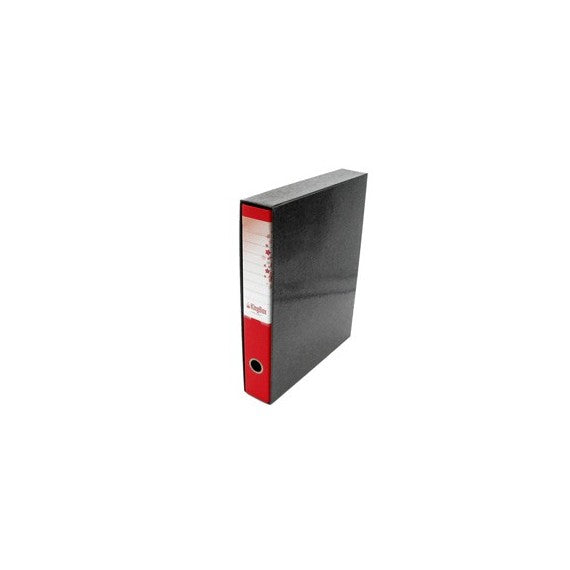 Registratore Kingbox - dorso 5 cm - protocollo 23x33 cm - rosso - Starline