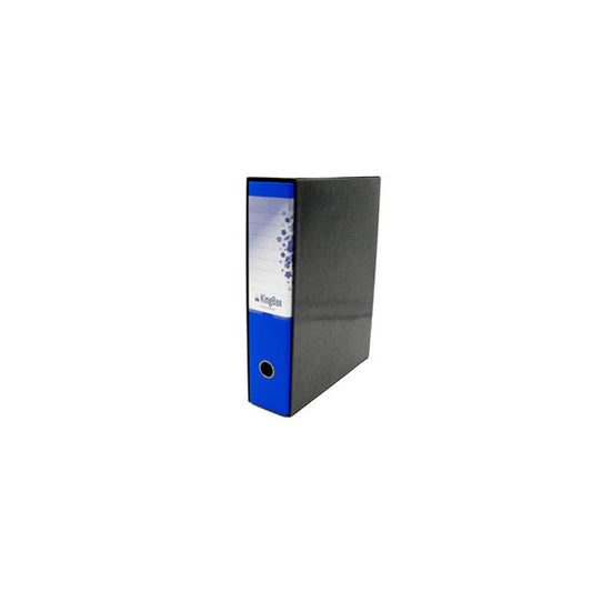 Registratore Kingbox - dorso 8 cm - protocollo 23x33 cm - blu - Starline