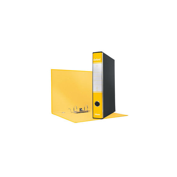 Registratore Oxford G82 - dorso 5 cm - commerciale 23x30 cm - giallo - Esselte