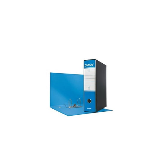 Registratore Oxford G83 - dorso 8 cm - commerciale 23x30 cm - azzurro - Esselte