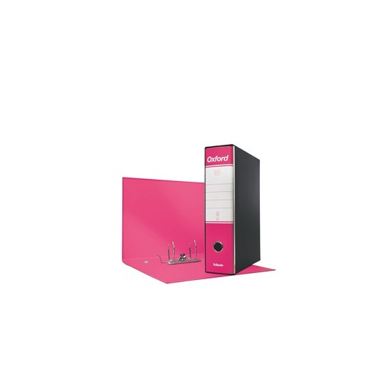 Registratore Oxford G83 - dorso 8 cm - commerciale 23x30 cm - fucsia - Esselte