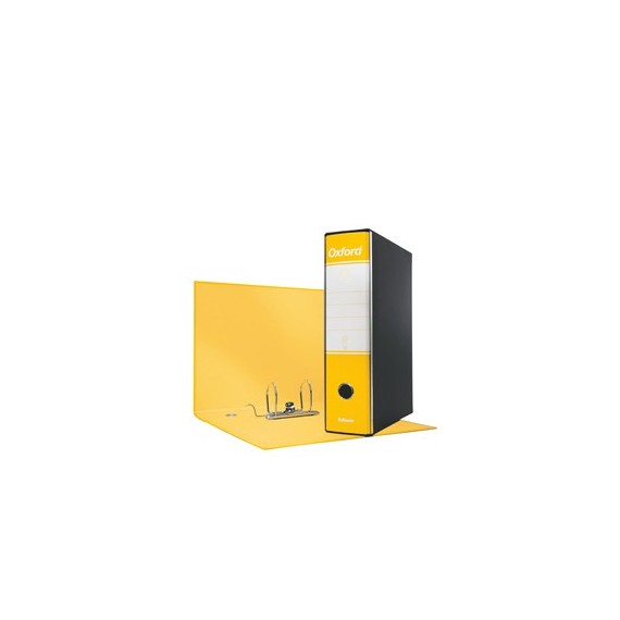 Registratore Oxford G83 - dorso 8 cm - commerciale 23x30 cm - giallo - Esselte
