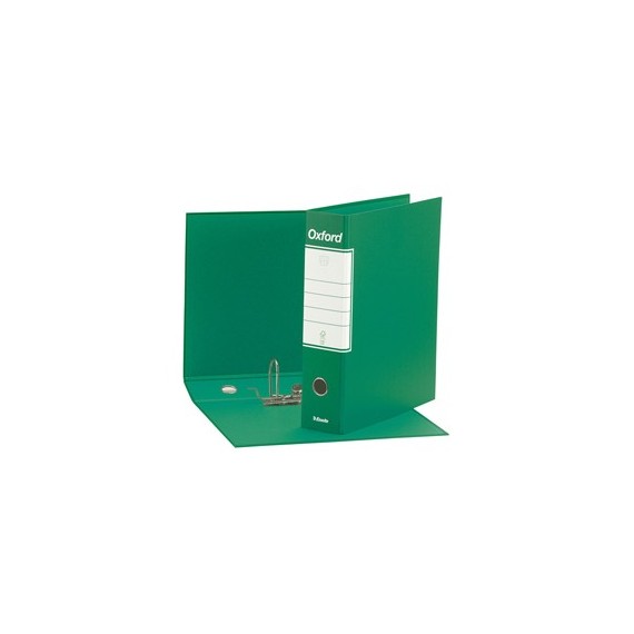 Registratore Oxford G83 - dorso 8 cm - commerciale 23x30 cm - verde - Esselte
