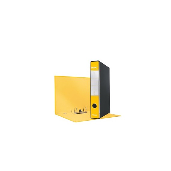 Registratore Oxford G84 - dorso 5 cm - protocollo 23x33 cm - giallo - Esselte