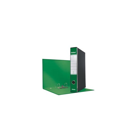 Registratore Oxford G84 - dorso 5 cm - protocollo 23x33 cm - verde - Esselte