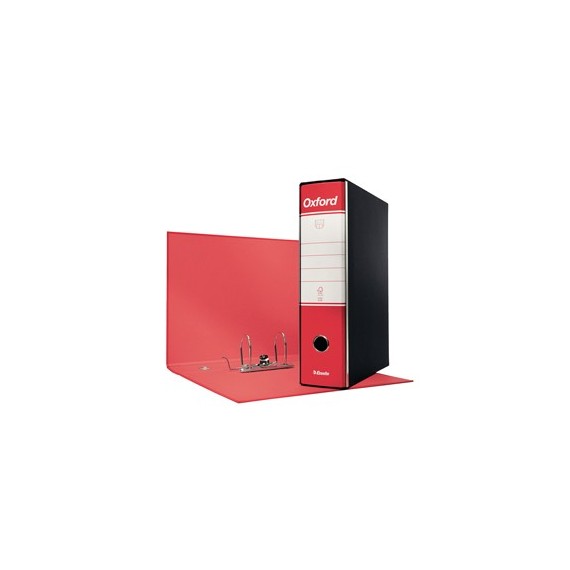 Registratore Oxford G85 - dorso 8 cm - protocollo 23x33 cm - rosso - Esselte