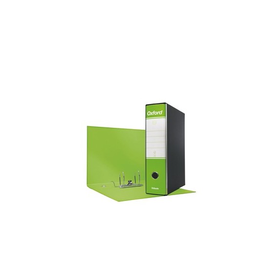 Registratore Oxford G85 - dorso 8 cm - protocollo 23x33 cm - verde lime - Esselte