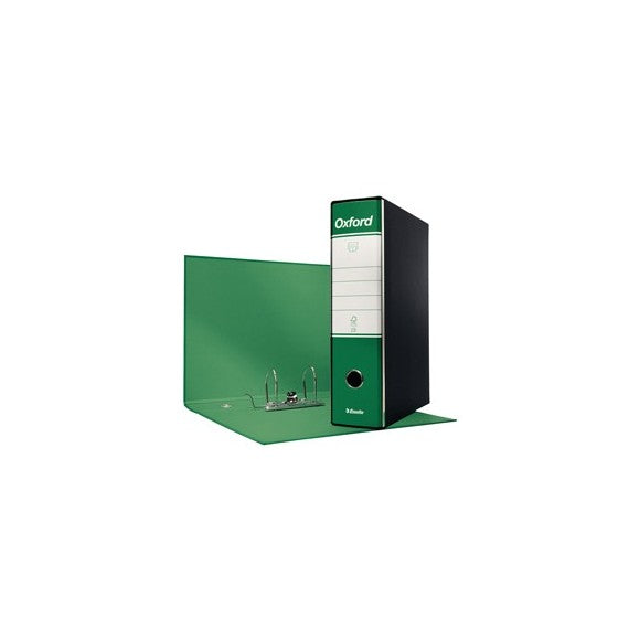 Registratore Oxford G85 - dorso 8 cm - protocollo 23x33 cm - verde - Esselte