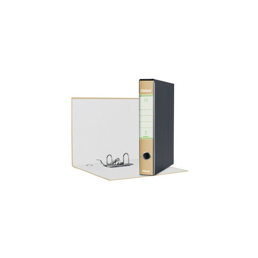 Registratore Oxford Green G84 - dorso 5 cm - protocollo 23x33 cm - avana - Esselte