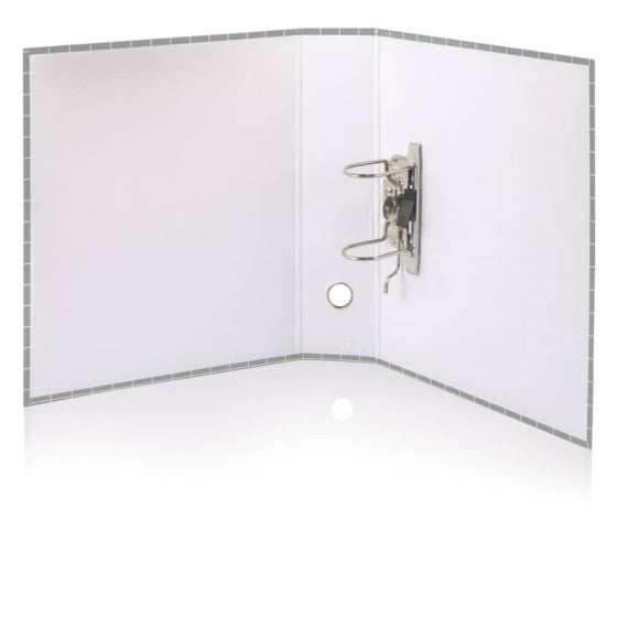 Registratore protocollo con custodia BREFIOCART New Color 35x28,5 cm dorso 8 cm grigio - 0201180.GR
