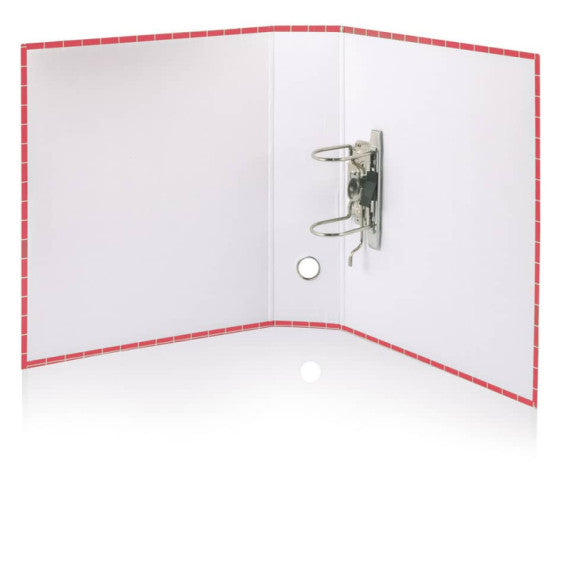 Registratore protocollo con custodia BREFIOCART New Color 35x28,5 cm dorso 8 cm rosso - 0201180.RO