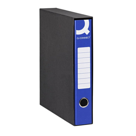 Registratore protocollo con custodia Q-Connect dorso 5 cm - 28,5x34,3 cm - blu RQ-CON-P5BL