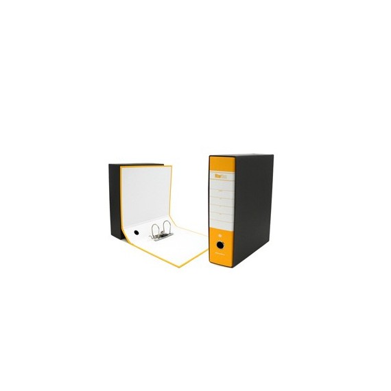 Registratore Starbox - dorso 8 cm - commerciale 23 x 30 cm - giallo - Starline