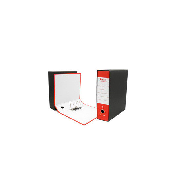 Registratore Starbox - dorso 8 cm - commerciale 23 x 30 cm - rosso - Starline