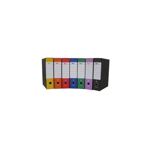 Registratore Starbox sfuso - dorso 8 cm - protocollo 23 x 33 cm - lilla - Starline
