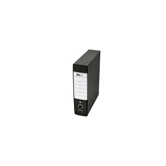 Registratore Starbox sfuso - dorso 8 cm - protocollo 23 x 33 cm - nero - Starline