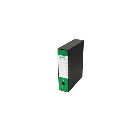 Registratore Starbox sfuso - dorso 8 cm - protocollo 23 x 33 cm - verde - Starline