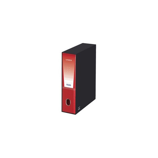 Registratore Unico - dorso 8 cm - protocollo 23x33 cm - rosso - Favorit