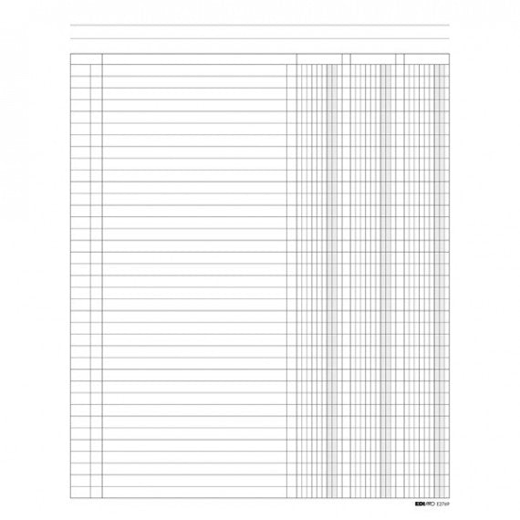 Registro a 3 colonne - 31 x 24cm - 100 fogli - Edipro