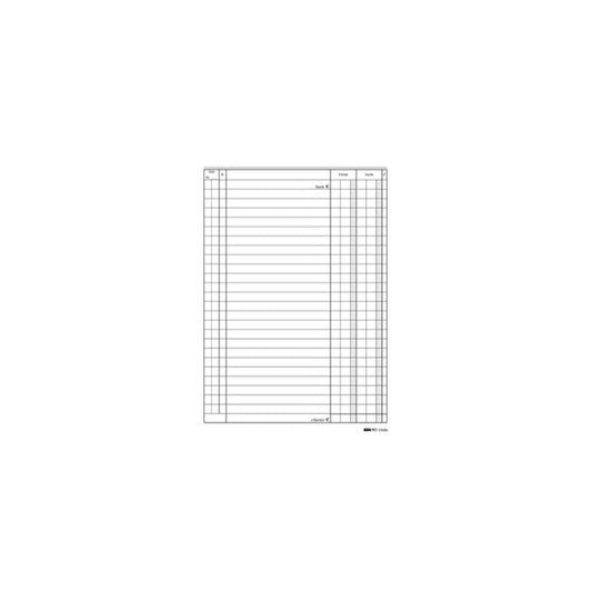 Registro cassa entrate/uscite - 24 x 17cm - 100 fogli - Edipro