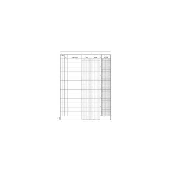 Registro Conto Corrente Banca - 96 pagine - 21 x 15,5 cm - DU134200000 - Data Ufficio