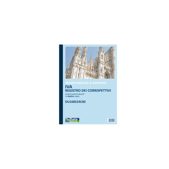 Registro corrispettivi mensili - 24/2 autoricalcante - DU168524C00 - Data Ufficio