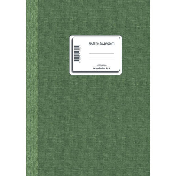 Registro dare-avere-saldo data ufficio 96 pag. 17xH.12 cm DU133300000