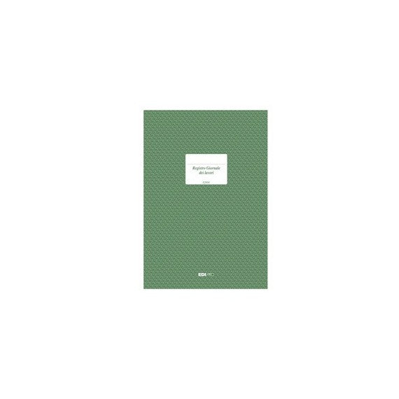 Registro giornale lavori - 31 x 21cm - 47pg - numerate - Edipro