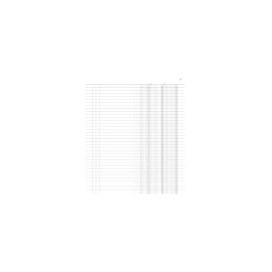 Registro inventari a 3 colonne - 96 pagine - 31 x 24,5 cm - DU135100000 - Data Ufficio