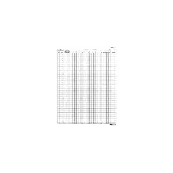 Registro Iva corrispettivi per mancato funzionamento registro cassa - 31 x 24,5cm - 46pg - pagine numerate - Edipro