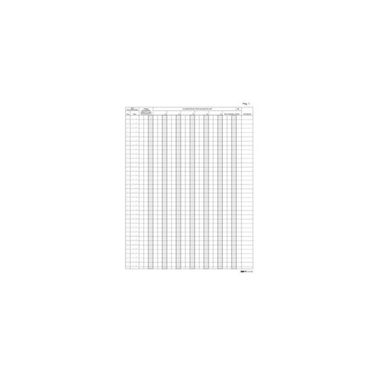 Registro Iva corrispettivi per mancato funzionamento registro cassa - 31 x 24,5cm - 46pg - pagine numerate - Edipro