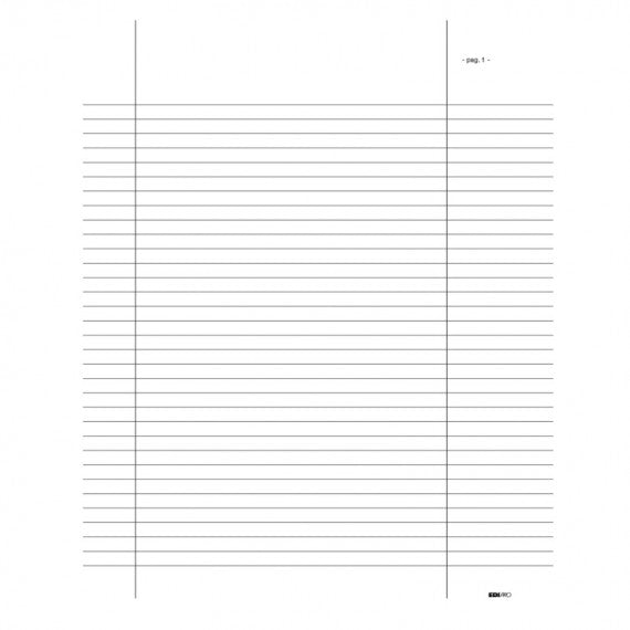 Registro libro soci - 31 x 24,5cm - 92pg - numerate - Edipro