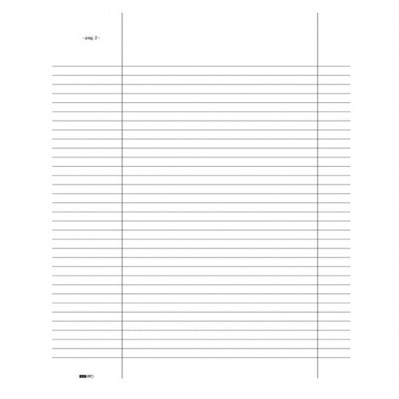 Registro libro soci - 31 x 24,5cm - 92pg - numerate - Edipro