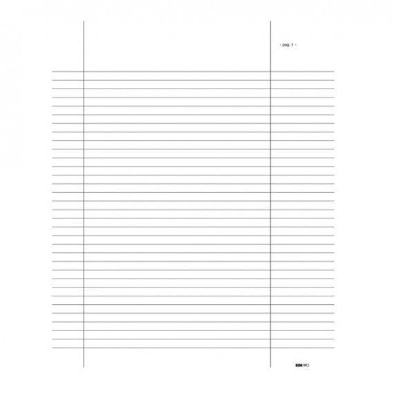 Registro libro soci - 31 x 24,5cm - 92pg - numerate - Edipro