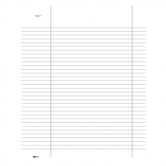 Registro libro soci - 31 x 24,5cm - 92pg - numerate - Edipro