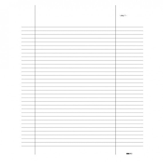 Registro libro soci - 31 x 24,5cm - 92pg - numerate - Edipro