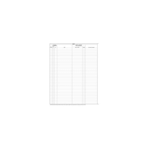 Registro merci in lavorazione - 31 x 24cm - 47 fogli - Edipro