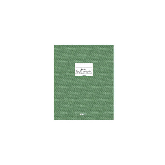 Registro prevenzione incendi 48pg 31x24cm e2438n edipro