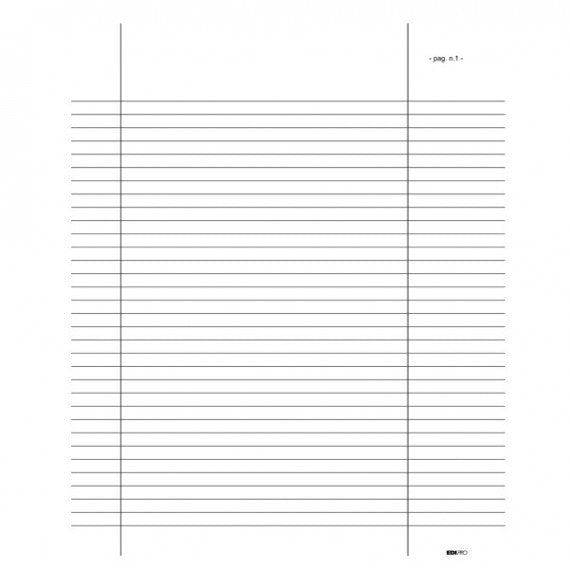 Registro verbale assemblea - 31 x 24,5 - 92pg - numerate - Edipro